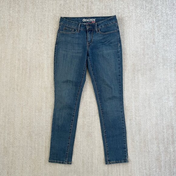 Levi’s Denizen Modern Skinny Blue Jeans 4 Short - Picture 1 of 11